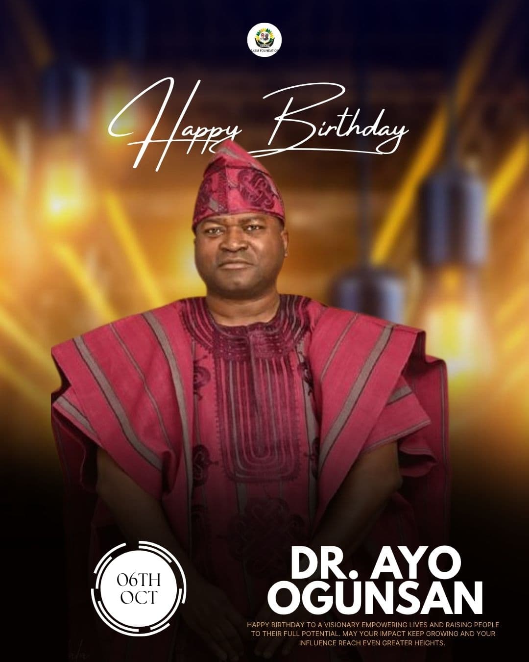 Celebrating a Golden Jubilee of Impact: Happy 50th Birthday, Dr. Ayo Ogunsan